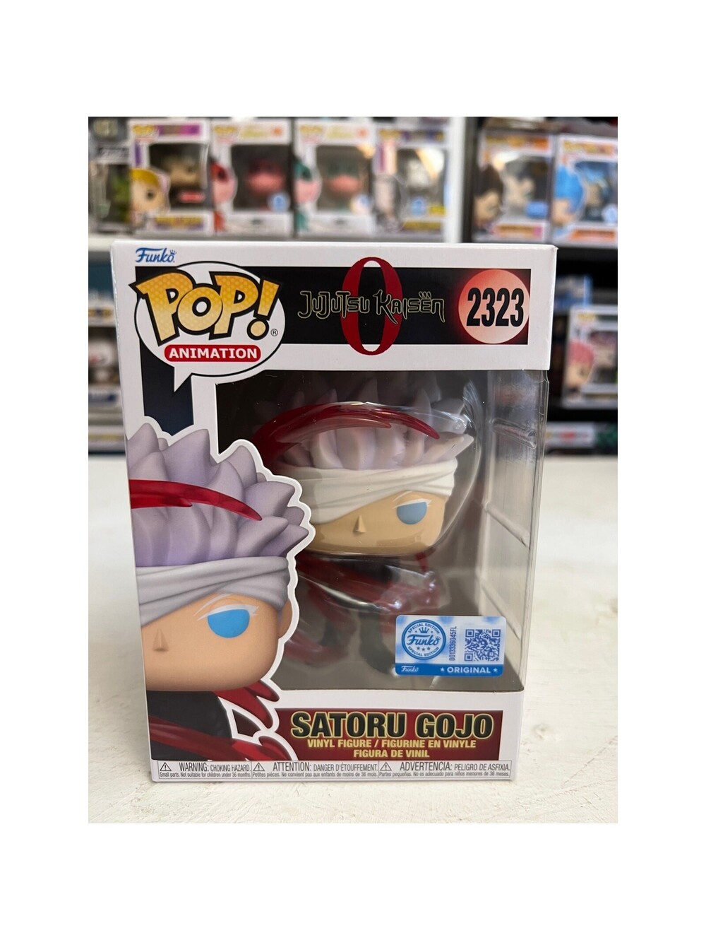 NEW EXCLUSIVE Satoru Gojo Red Energy Funko Pop #2323 Jujutsu Kaisen Anime Manga